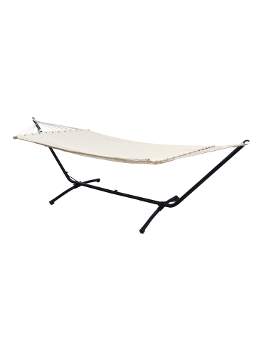 AMANKA Hängematte Ibiza mit Gestell Positano in beige