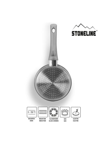 Stoneline Bratpfanne | ohne Deckel in Grau (Griff) | 14 cm