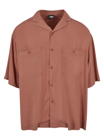 Urban Classics Short Sleeve Shirt in terracotta
