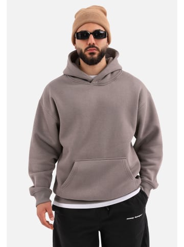 Megaman Basic Oversize Hoodie in Grau