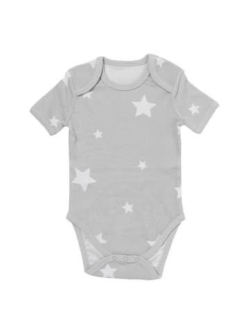 Schlummersack Bio Baby-Bodys kurzarm 5er-Pack in Grau