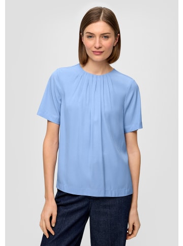 s.Oliver BLACK LABEL Bluse kurzarm in Blau