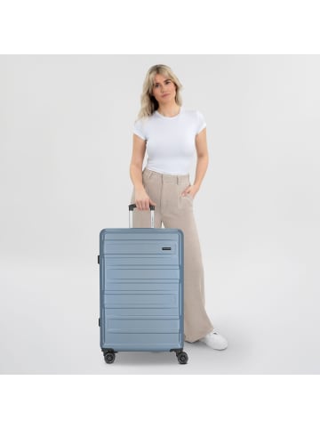 Worldpack New York 2.0 4 Rollen Trolley L 76 cm in blue-metallic