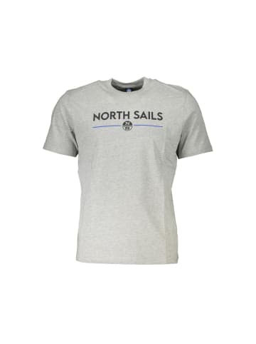 North Sails Graues Baumwoll-T-Shirt