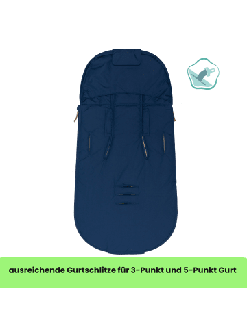 fillikid Babyfußsack Sommer Light Trend 95x50 cm Exklusiv in Blau