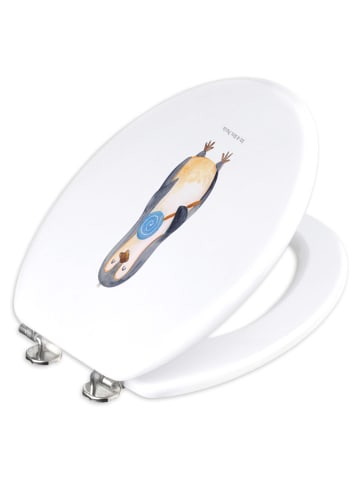 Mr. & Mrs. Panda WC Brille Pinguin Lolli ohne Spruch in Weiß