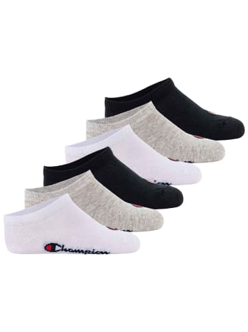 Champion Socken 6er Pack in Schwarz/Grau/Weiß