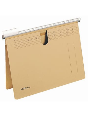 Leitz Hängehefter Beta kaufm. Heftung naturbraun