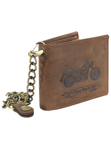 Greenburry Vintage Bike Geldbörse Leder 12 cm braun