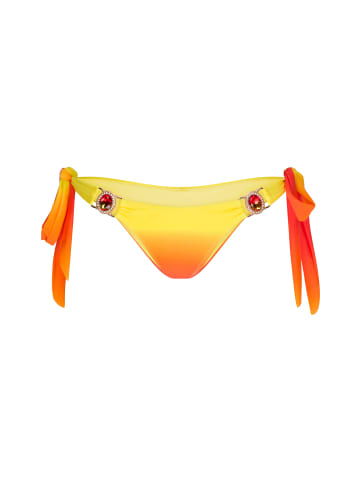 Moda Minx Bikini Hose Club Tropicana seitlich gebunden in Tequila Sunrise