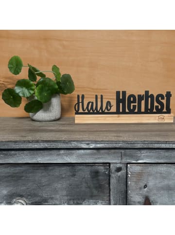 UNUS Aufsteller Hallo Herbst in Schwarz