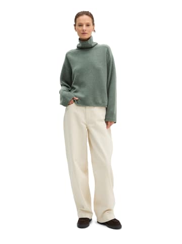 Marc O'Polo Tweed-Pullover regular in Medium Grey