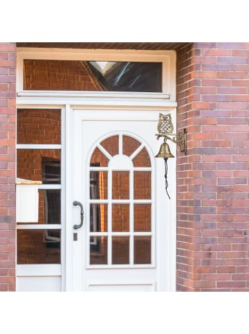 relaxdays 4 x Türglocke in Gold