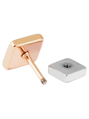 Adeliás Damen Ohrringe – Ohrstecker aus Edelstahl in gold