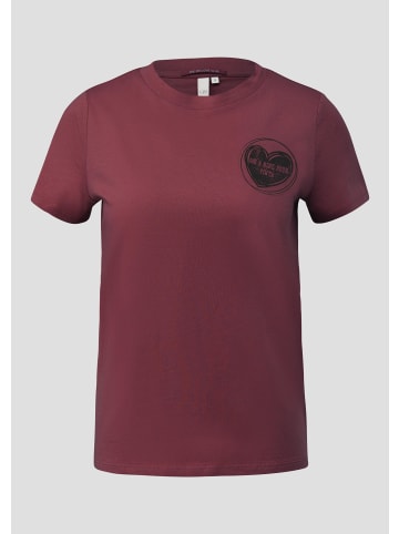 QS T-Shirt in 39D0_bordeaux
