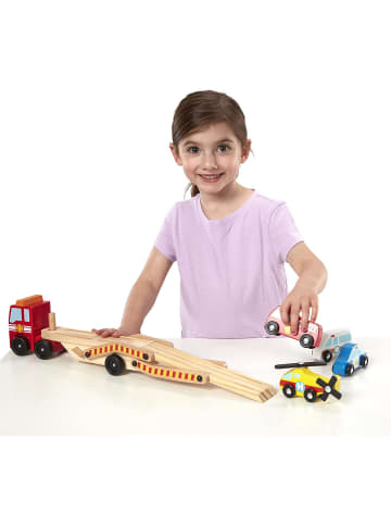 Melissa & Doug Holz Notfallfahrzeugträger - ab 3 Jahren 