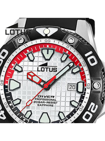 Lotus Chronograph-Armbanduhr Lotus Classic schwarz groß (ca. 45mm)