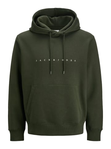 Jack & Jones Bequemer Kapuzenpullover mit dezentem Schriftzug Robust in Grün