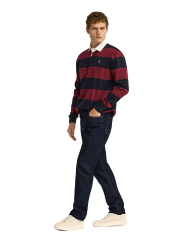 Polo Club Poloshirt MAN RIGBY GO POLO ALEXANDER LONG SLEEVE REGULAR FIT in Granat