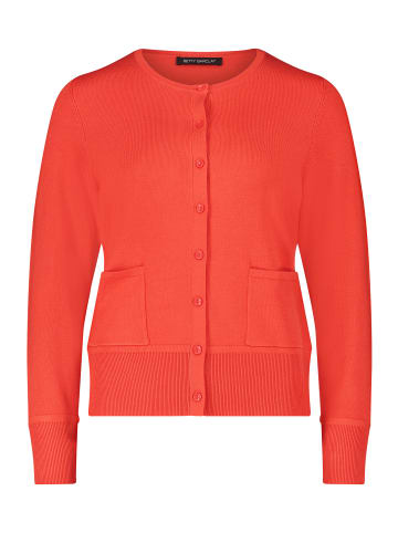 Betty Barclay Feinstrickjacke mit Knöpfen in Poppy Red