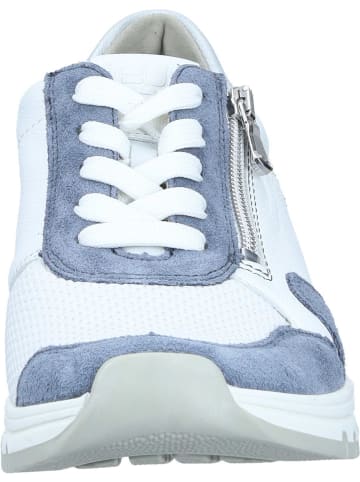 WALDLÄUFER Schnürschuhe in jeans/weiss/silber