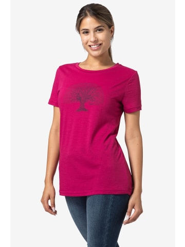 super.natural Merino T-Shirt in pink