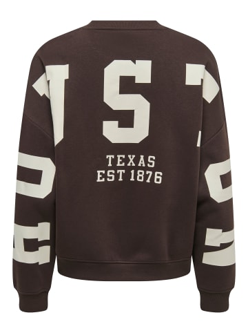 ONLY Sweatshirt in Coffee Bean