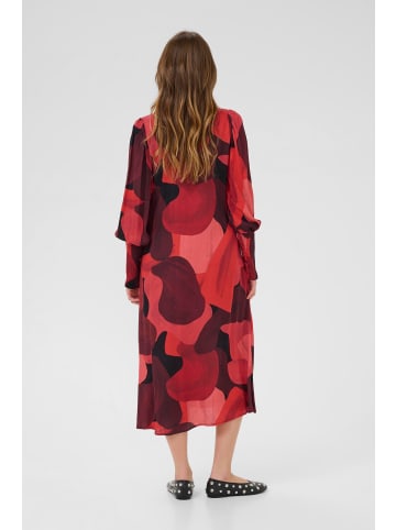 CULTURE Kleid CUdana Relaxed fit in Fiery Red Art