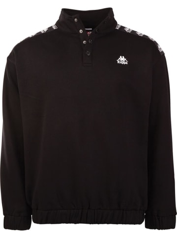 Kappa Pullover "Sweatshirt" in Schwarz