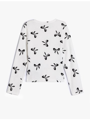 KOTON T-shirt in Ekru