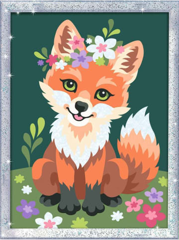 Ravensburger Malprodukte CreArt, Malen nach Zahlen Kinder - Blumiger Fuchs Malen nach Zahlen Kinder Ab 9 Jahre in bunt