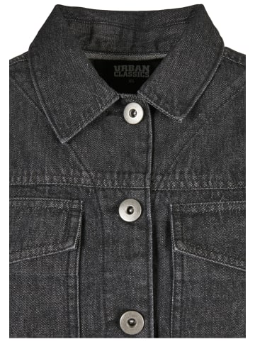 Urban Classics Denim Jacket in black stone washed