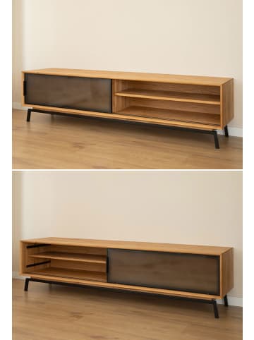 Feldmann-Wohnen Lowboard Modern Loft Eiche Tabak 200 / 50 / 52cm