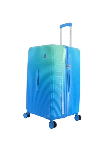 Saxoline Twist Trunk ABS/PC Koffer Set Gr. M/L in blue gradient