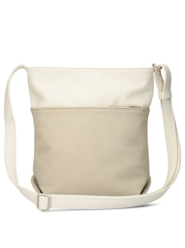 Zwei Jana J10 - Schultertasche 29 cm (papaya) in nubuk-linen