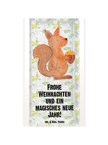 Mr. & Mrs. Panda Laterne Eichhörnchen Weihnachten mit Spruch in Transparent