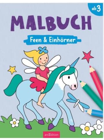 ars edition Buch - Malbuch Feen & Einhörner