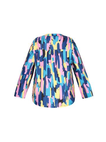Swirly Plus Size Blouse in Blue