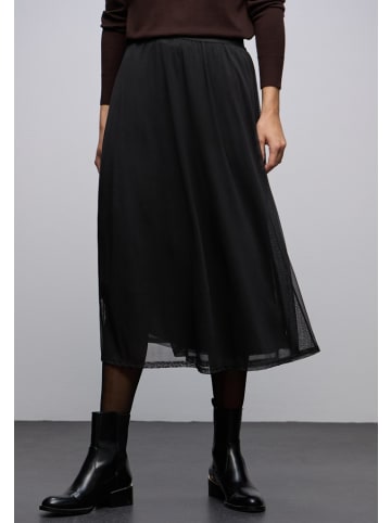 Street One Mesh-Rock in Schwarz