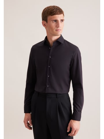 Seidensticker Business Hemd Slim in Schwarz