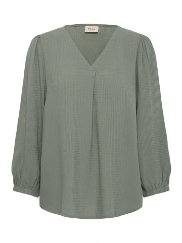 Fransa Bluse langarm FROLINE Regular fit in Agave Green