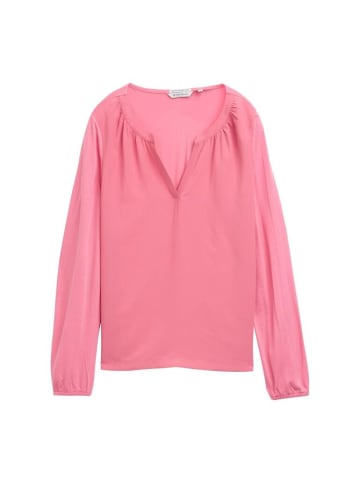Tom Tailor Langarmbluse in bright rose