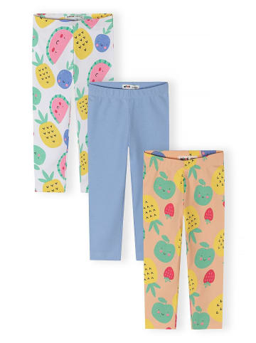 Minoti 3-er Pack Leggings 30LEGGING102 in Blau