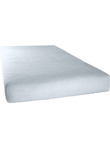 Erwin Müller Seersucker Spannbettlaken Wertingen in silber