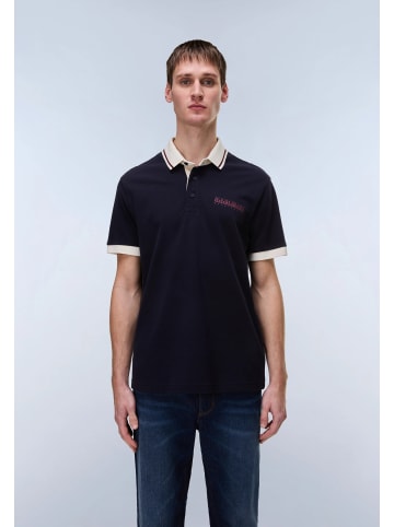 Napapijri Polo E-ZERI SS in Blu Marine