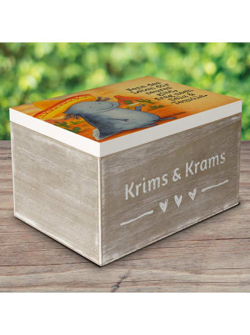 Mr. & Mrs. Panda Truhe Axolotl Tequila Design mit Spruch in Weiß