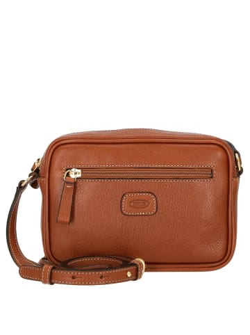 BRIC`s Life Pelle - Umhängetasche 21 cm in cognac