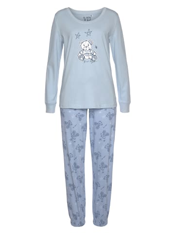 VIVANCE DREAMS Pyjama in hellblau