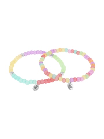 Prinzessin Lillifee Armband Edelstahl, Glas, synth. Gummi in Mehrfarbig