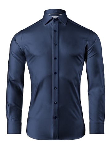 Vincenzo Boretti Hemd tailliert in dunkelblau